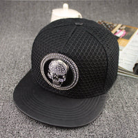 Metal skull Adjustable Snapback