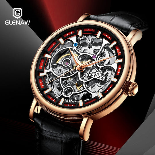2023GLENAW Fashion Exquisite Automatic Mechanical Movemen